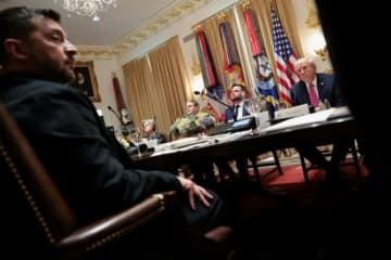 トランプ氏、ウクライナへのドンバス地方割譲要求を否定　現状の戦線での戦争終結を主張