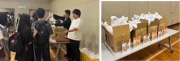 いなげや、10月3日、非常食600食を東京都立砂川高等学校へ寄付