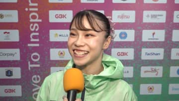 【世界体操・女子予選】6年ぶり出場の杉原愛子が暫定1位で好発進「自分らしい楽しい体操を世界にアピールしたい」