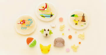 ピカチュウやホウオウなどが京菓子に！七條甘春堂から「ポケモン京菓子」が登場