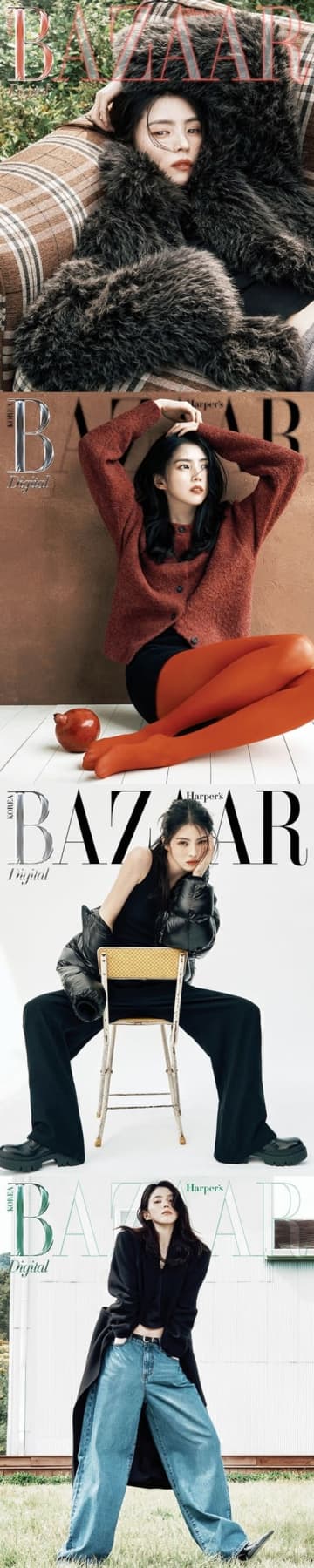 女優ハン・ソヒ、ショーパンに赤タイツで際立つ美脚…唯一無二の冬スタイルに視線釘付け【PHOTO】