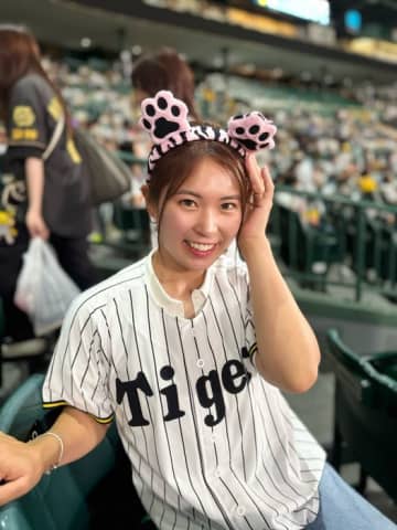 身長161センチで最長300ヤード超のドラコン女子が野球観戦　「応援される人になっていきたい」と刺激を受ける