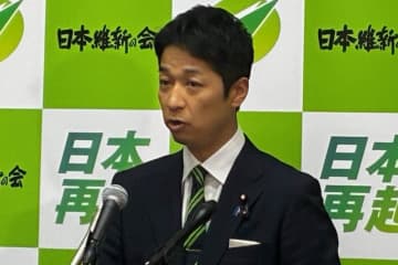 維新・藤田文武共同代表が会見「連立政権を樹立したことは日本の政策の夜明け」