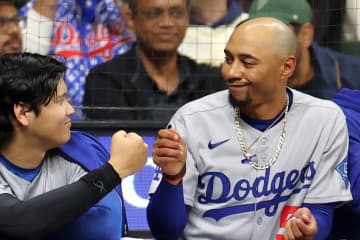 ベッツ、大谷翔平の歴史的一戦に「水を差すつもりはないけど...」　視線はすでに球団史上初WS連覇へ「集中しなければ」「準備万端」