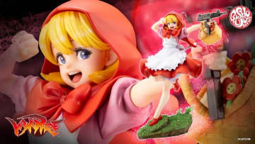 格闘ゲーム「ヴァンパイア」シリーズに登場する特S級の凄腕ハンター「バレッタ」が1/7スケールでフィギュア化！コトブキヤショップ限定で「差し替え表情パーツ」が付属
