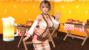 ビールジョッキが似合う新衣装「しゅわしゅわメイド」！　「DOAXVV」、イベント「女神のオクトーバーフェストキャンペーン開催
