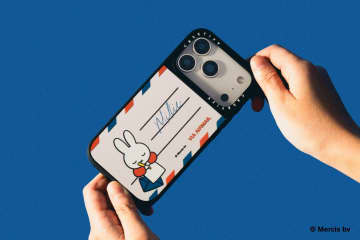 ミッフィー×ケースティファイのスマホケース、“文字を入れられる”手紙風デザインや切手コラージュ