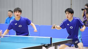 中央大・石山浩貴/菅沼翔太ペア、フルゲームの粘り勝ちで3回戦へ＜卓球・全日学2025/男子ダブルス2回戦②＞