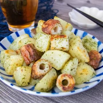 【ちくわとじゃがいもあったらコレ！】「間違いないやつ」「つまみ食いが止まらん」おかずにもおつまみにもおすすめの簡単レシピ