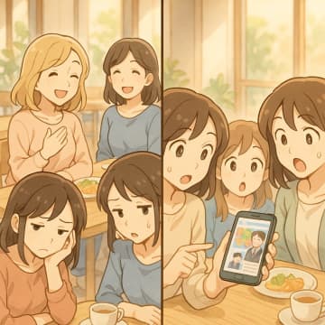 「普通の会社員だったわよね」夫が医者のマウントママ友。私の夫の本当の職業を知り顔面蒼白に【短編小説】