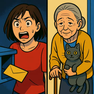 「ずっと見てるよ」深夜のポストに届く謎の手紙。監視カメラが捉えた、意外すぎる差出人とは？【短編小説】