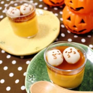 みたらしかぼちゃぷりん(^^)ハロウィン感あげていきます！