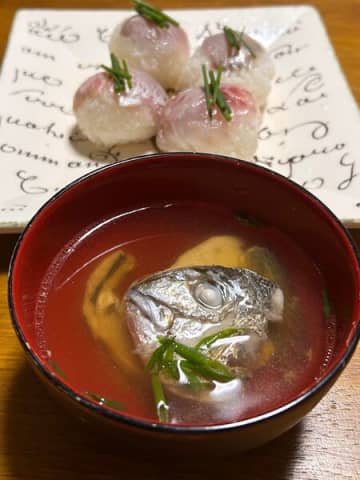 ご近所で天然魚クエスト！ヘダイとイサキで料理する！手毬寿司・汁・フライ・バーガー・煮魚！料理楽しい