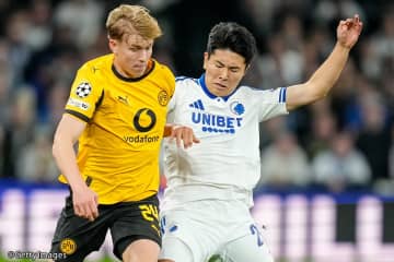 コペンハーゲンの鈴木淳之介が右SBで躍動！　CLドルトムント戦でアシスト記録もチームは敗戦