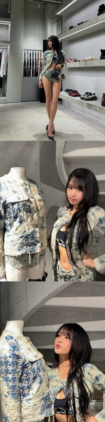 いくらなんでも丸見せすぎる…激ミニパンツ姿のナッティ、圧巻スタイルに「脚の長さ2メートル」の声【PHOTO】