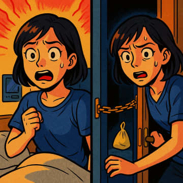 深夜0時に響き渡る謎のチャイムの音。あなたはドアを開けますか？それとも…【短編小説】
