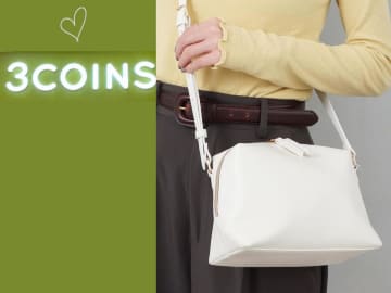 結局、こういうのが使える♡【3COINS】ちょい持ちに便利な「ショルダーバッグ」