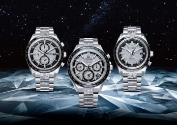 シチズン アテッサ、シルバーに輝く“結晶チタニウム”3モデル