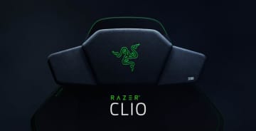 ゲーミングチェアに付ければヘッドホンいらず Razerのヘッドクッション「Clio」