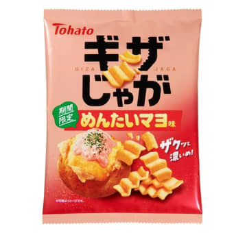 東ハト、「ギザじゃが・めんたいマヨ味」を10月27日より期間限定発売