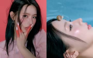 i-dle・ミヨン、赤く艶やかに染まる…しっとりとした質感の新ソロALコンセプトフォト公開