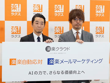 ラクス、「メールディーラー」「配配メール」を「楽楽クラウド」ブランドへ統合