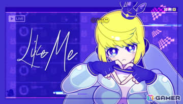 引きこもりの幼馴染をトップVTuberに育てるクリック放置ADV「LikeMe」が2026年春にSteamでリリース！