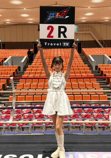 現役中学2年生・MIUさん(13歳)が史上最年少ラウンドガールとして再び登場！「WLD Vol.4」後楽園ホールで堂々のパフォーマンス　華やかさの中にも無垢さを表現した純白の新コスチュームでリングへ