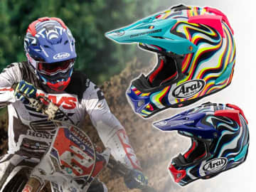 アライヘルメットからオフロードモデルの新製品「V-CROSS 4 STREAM／ストリーム」が11月下旬発売！