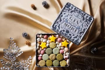 パティスリー ギンノモリの25年クリスマス、ツリー着想のクッキー缶＆“ピスタチオ香る”パウンドケーキ