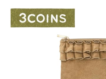 「ポーチ汚れてきた、、」→【3COINS】で買い替え！ デザイン大優勝♡「秋冬っぽポーチ」