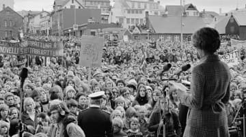 1975年　アイスランドの女性たちが仕事や家事を一斉に休んだ日　「女性の休日」本編映像