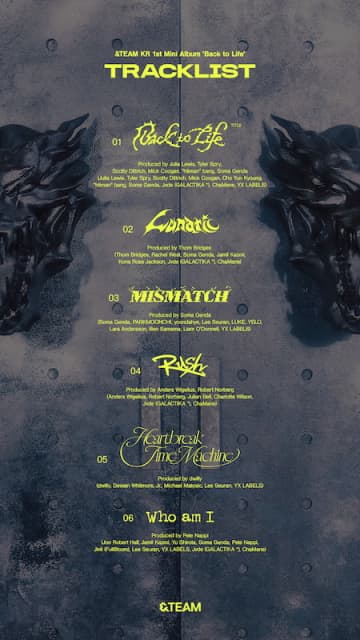 &TEAM、韓国1stミニアルバムトラックリスト公開　Soma Genda、JULiA LEWiSら参加の計6曲に