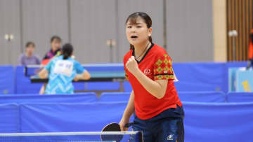 千里金蘭大・森優菜、東洋大・野川春華に完勝で3回戦進出＜卓球・全日学2025/女子シングルス2回戦①＞