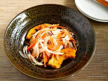 【かぼちゃの南蛮漬け】便利な野菜だし使用！