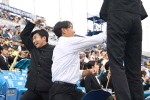 p【應援指導部】正念場の立教戦で勝ち点獲得　早慶戦に向けて勢いづく/p