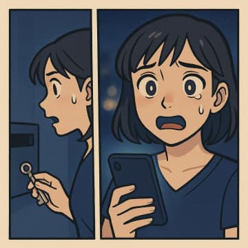 「私が失踪…冗談ですよね？」怖いくらい未来を当てるAIアプリ。まさかの結果にゾッとした…【短編小説】