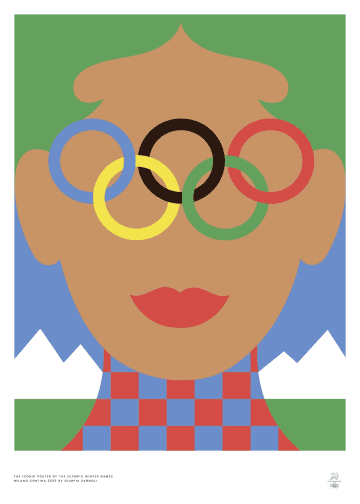 公式アートポスターを発表　ミラノ冬季五輪・パラ組織委