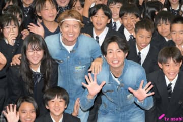 本日初回の「相葉ヒロミのお困りですカー？」ヒロミ＆相葉が中学校をサプライズ訪問！