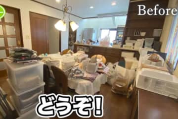 散らかるダイニングを占領する“白い箱の呪縛”→プロが片づけると…　解決呼んだまさかの「合体」　衝撃ビフォーアフターが話題