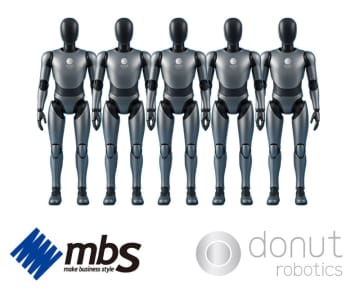 エムビーエスとドーナッツロボティクスが提携、建築現場向け人型ロボット開発へ