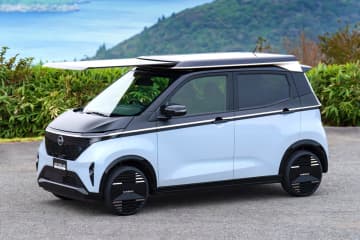 日産サクラに太陽光発電搭載モデル登場　JMS2025で革新EV披露