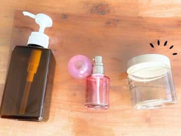 化粧品の空き容器が「おしゃれ収納」に大変身♡捨てちゃう前に、試してみて！