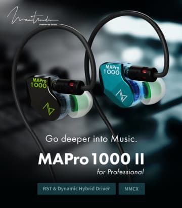 Maestraudio、モニターサウンドをさらに進化させた小型軽量IEM「MAPro1000 II」