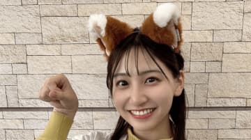 「勝利の女神」「反則的な美しさ」札幌テレビ新人アナ、“きつねダンス”衣装で決めポーズ　キュートな姿に絶賛の声