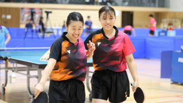 芦屋大・伊東みらい/森田真綾ペア、第2シードの愛工大ペア下して4強入り＜卓球・全日学2025/女子ダブルス準々決勝＞