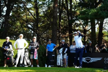 【速報】松山英樹は3連続ボギー締めで2オーバー発進 中島啓太らティオフ
