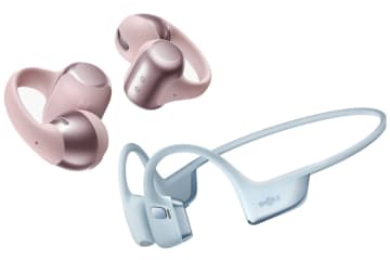 Shokz、「OpenDots ONE」にピンク、「OpenRun Pro 2」にブルーの新色発表