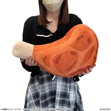 「モンハンワイルズ」ほぼ実物大こんがり肉＆小タル爆弾ぬいぐるみ予約中！