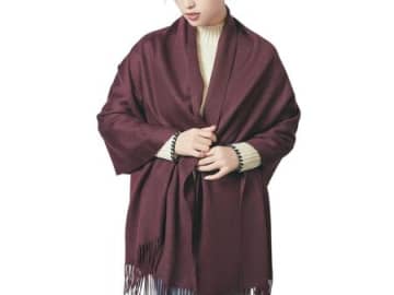 【50代・60代】さっとはおれて抜群に温かい〈カシミヤストール〉をAmazonタイムセールでお安くゲット♪
